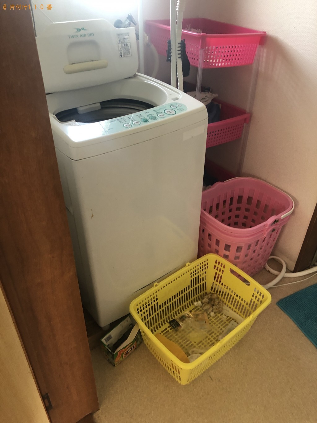 【唐津市】冷蔵庫、洗濯機、メタルラック、かご等の回収・処分ご依頼